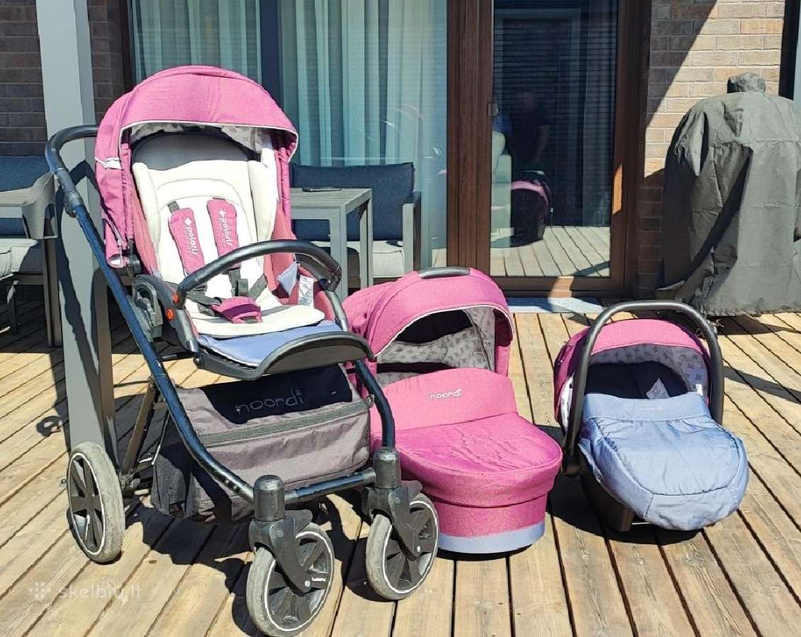 Noordi Polaris City 3in1 vežimėlis - nuotraukos Nr. 2