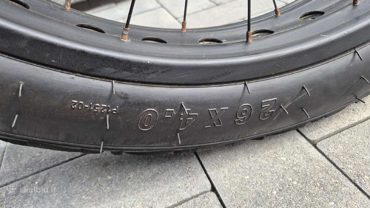 Kalnu dviratis fat bike Fischer 26x4.0 - nuotraukos Nr. 11