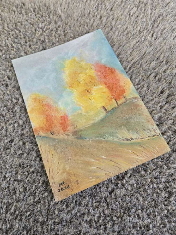 Rudens sezono paveikslas. Rudens lapai - nuotraukos Nr. 3