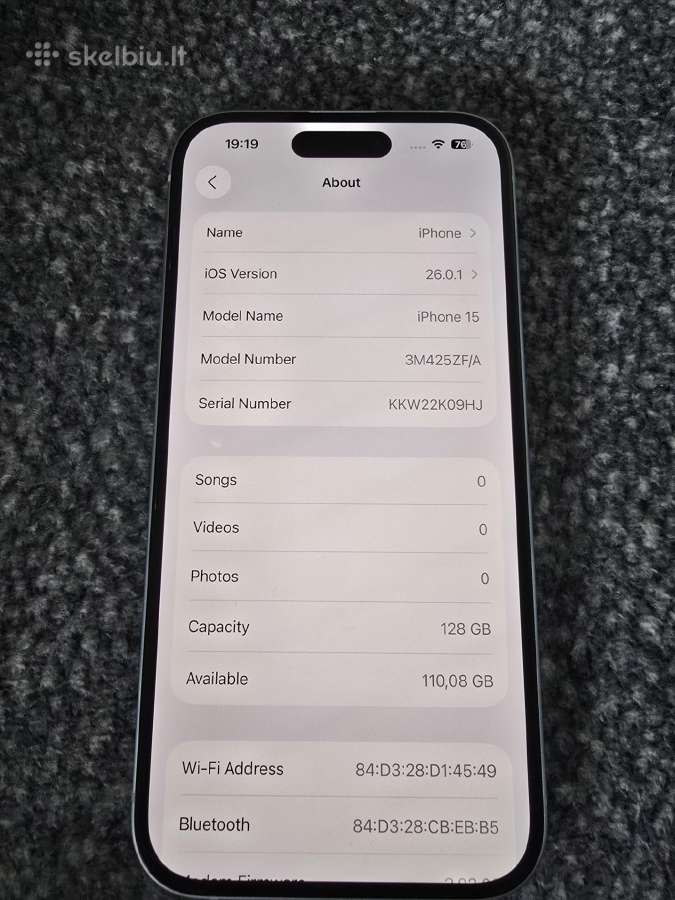 Apple iPhone 15 128gb - nuotraukos Nr. 9