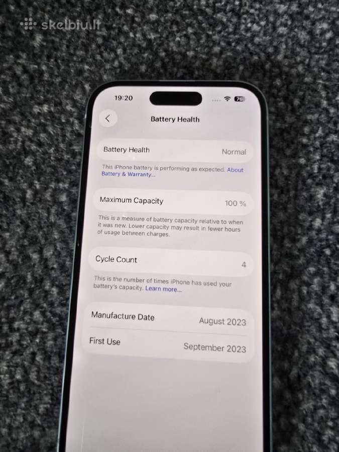 Apple iPhone 15 128gb - nuotraukos Nr. 10