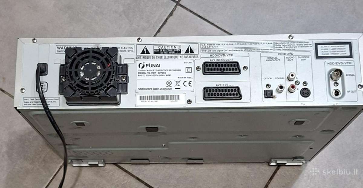 Funai, Vhs - Dvd grotuvas - nuotraukos Nr. 3