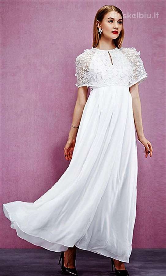 Nauja išskirtinai elegantiška vestuvinė suknelė - nuotraukos Nr. 3