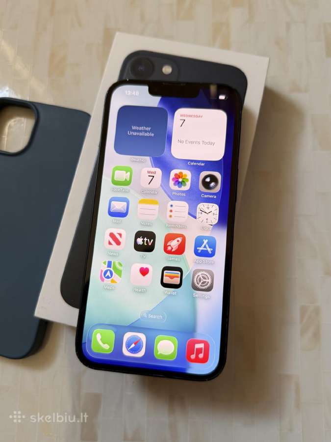 iPhone 13 128gb Black - nuotraukos Nr. 2