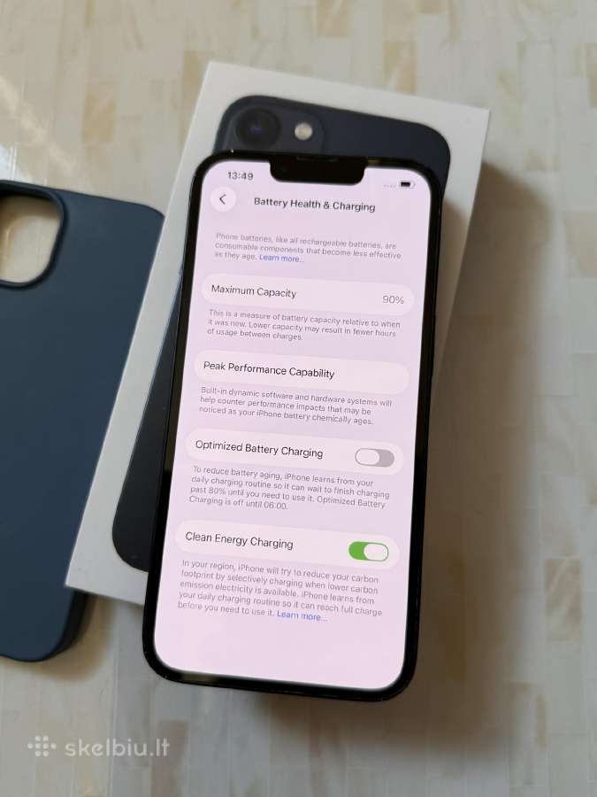 iPhone 13 128gb Black - nuotraukos Nr. 4