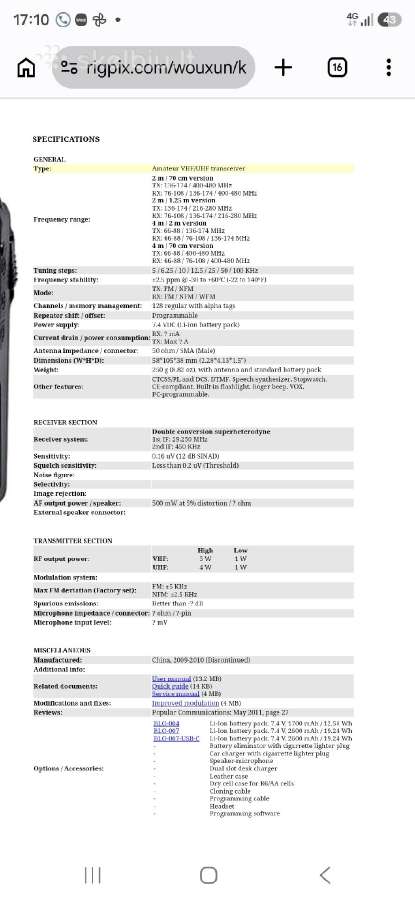 Wouxun kg-uvd1p racija - nuotraukos Nr. 8