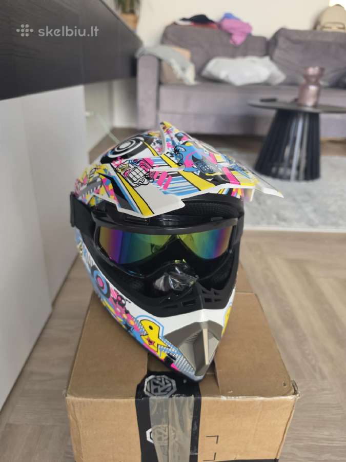 Keturračio BMX Paspirtuko dviračio šalmas 57-58cm - nuotraukos Nr. 5