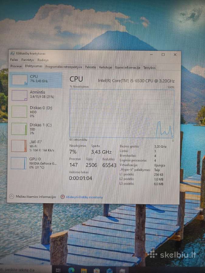 Stacionarus Kompiuteris i5/16gb/240gb/1tb/1050ti - nuotraukos Nr. 5