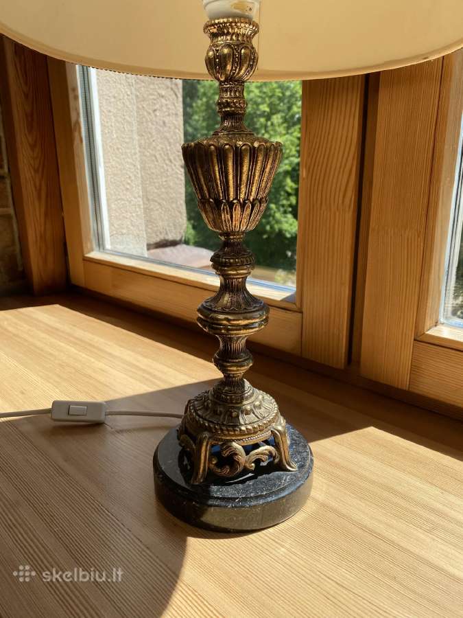 Vintažinis šviestuvas su marmuru - nuotraukos Nr. 6