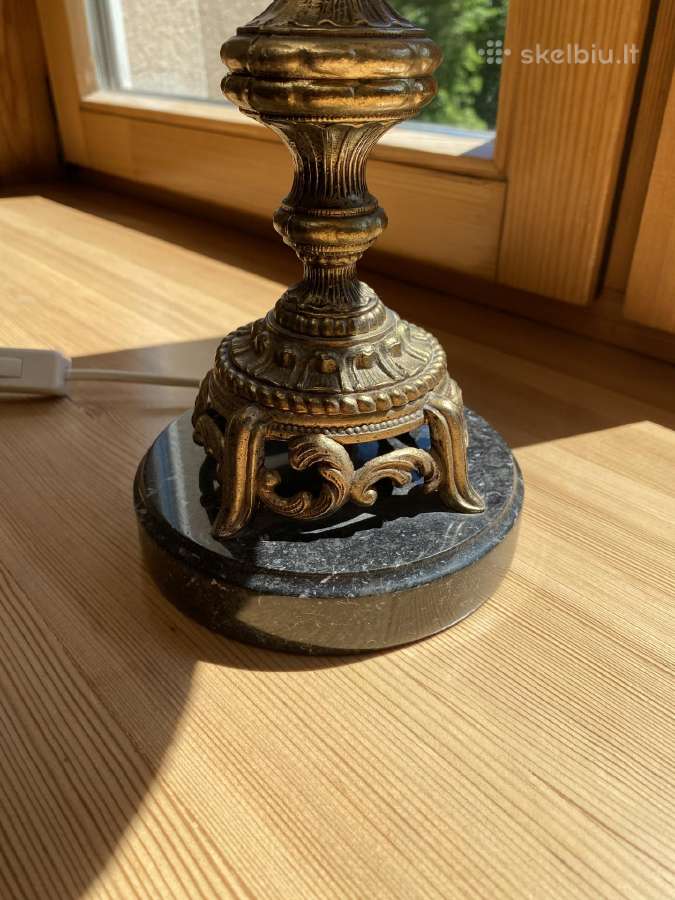 Vintažinis šviestuvas su marmuru - nuotraukos Nr. 7