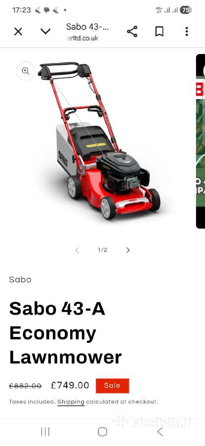 Sabo savaeige žoliapjove - nuotraukos Nr. 7