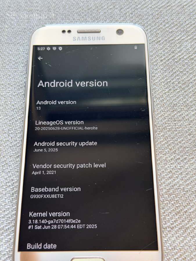 Samsung Galaxy S7 32gb auksinės spalvos - nuotraukos Nr. 9