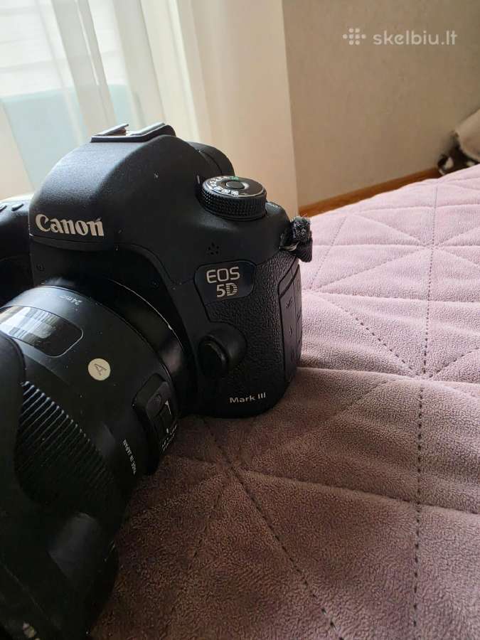 Canon mark3 su sigma 24mm 1.4 ir kiti priedai - nuotraukos Nr. 3