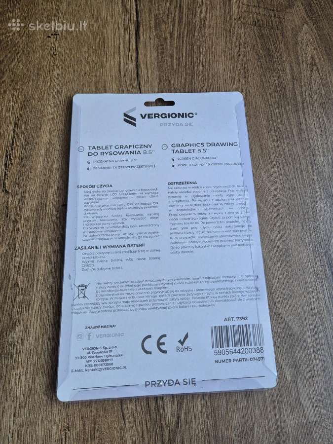 Rožinės spalvos piešimo-rašymo planšetė vaikui - nuotraukos Nr. 2