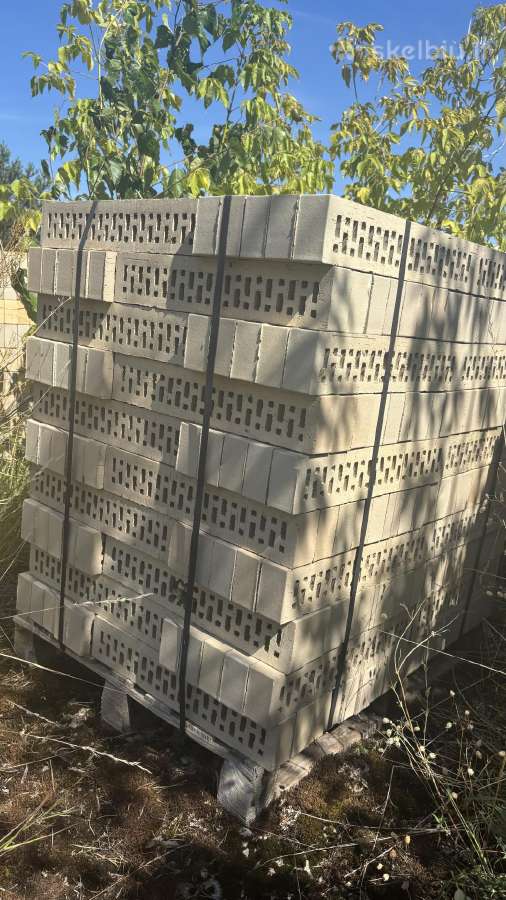 Išparduodu vokiškas klinkerines long plytas 44x9x5 - nuotraukos Nr. 6