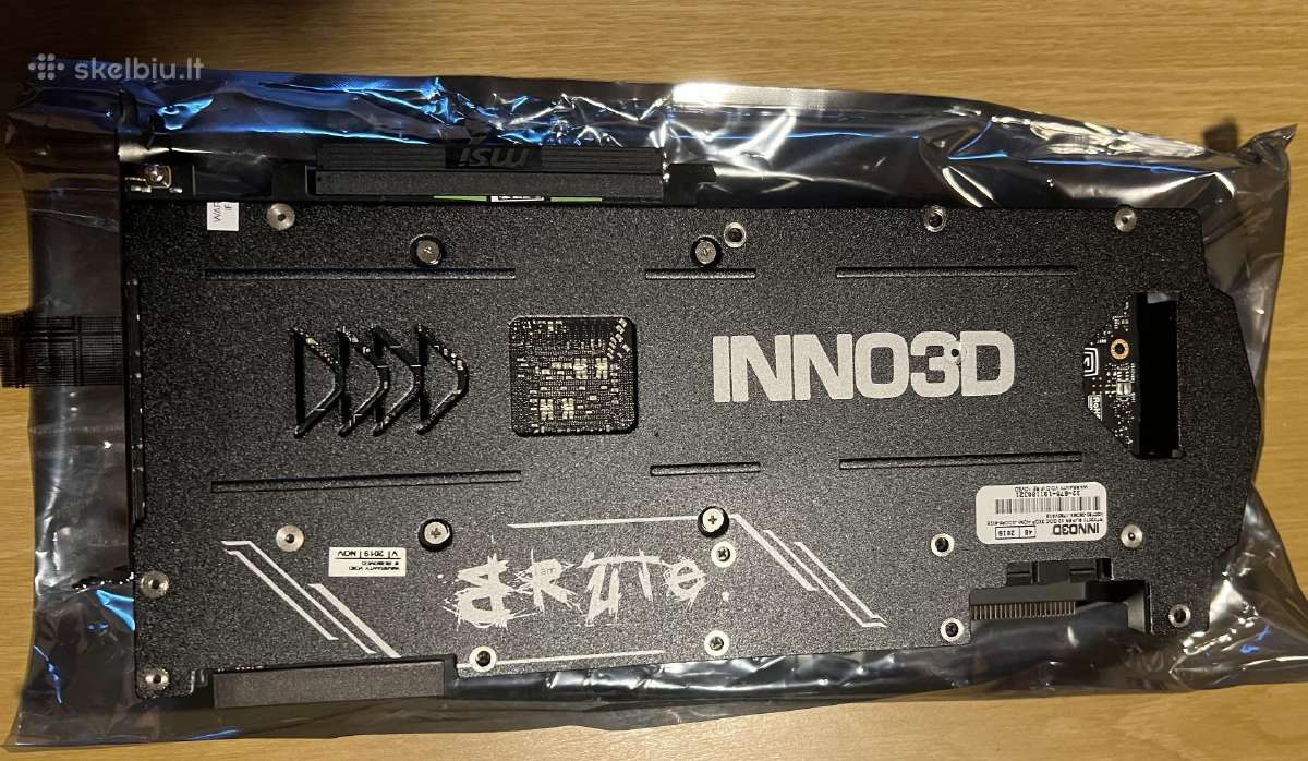Nvidia Rtx 2070 Super 8gb Inno3d Gaming Oc X2 - nuotraukos Nr. 2