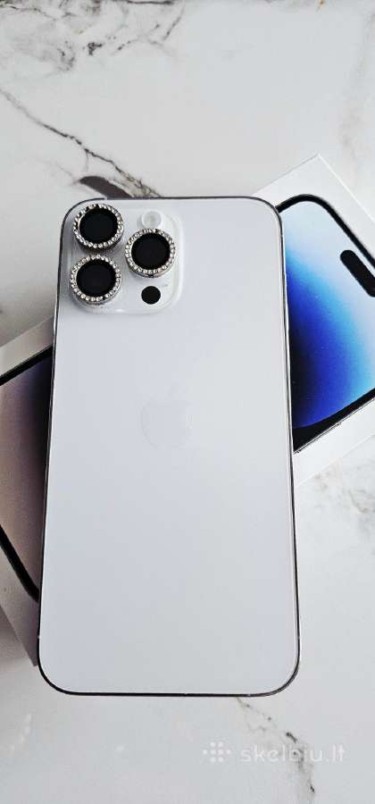 Apple iPhone 14 Pro Max 256 GB Silver+8 dėkliukai - nuotraukos Nr. 5