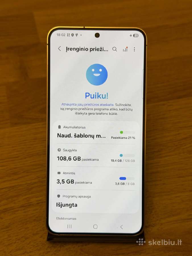 Samsung Galaxy S24 8/128gb - baterija 100% - nuotraukos Nr. 8