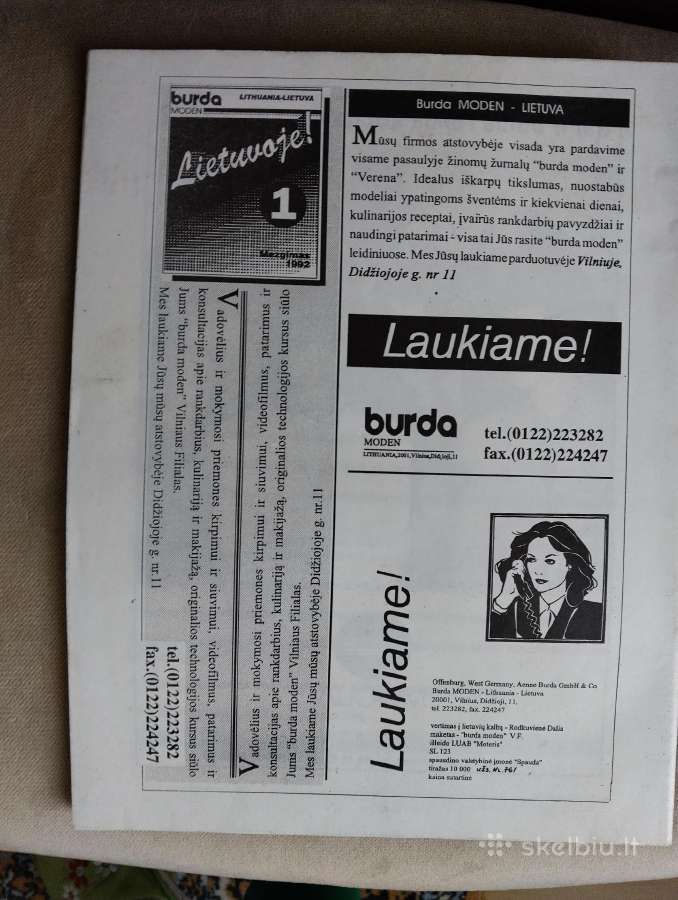 Burda moden- mezgimas - nuotraukos Nr. 2