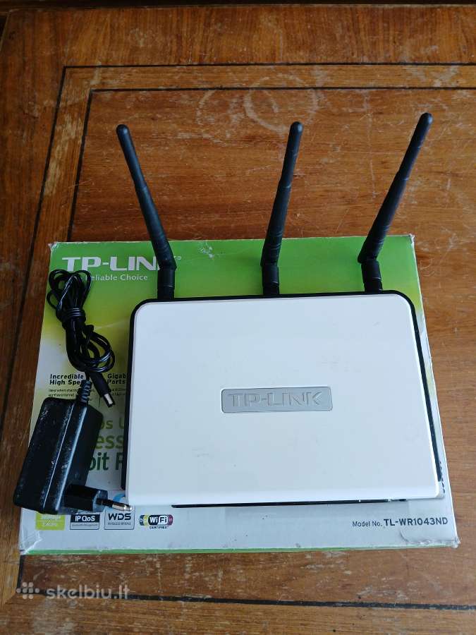 Tp-link Tl-wr1043nd maršrutizatorius - nuotraukos Nr. 6