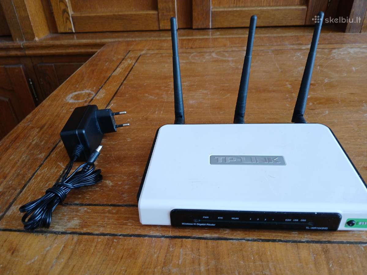 Tp-link Tl-wr1043nd maršrutizatorius - nuotraukos Nr. 2