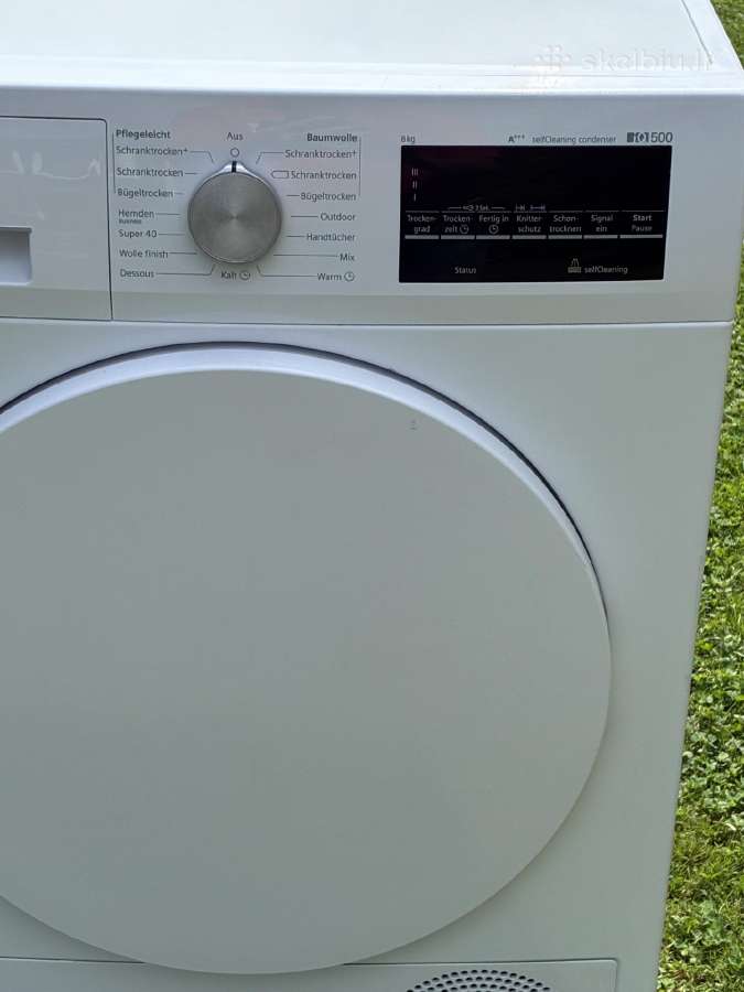 Siemens iq500, 8kg, suteikiame garantiją. - nuotraukos Nr. 2
