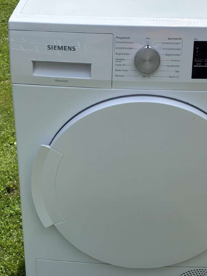 Siemens iq500, 8kg, suteikiame garantiją. - nuotraukos Nr. 3