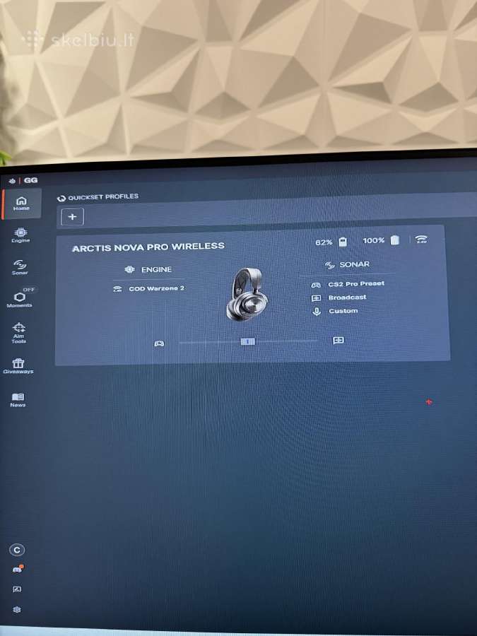 Parduodu Steelseries Arctis Nova Pro Wireless - nuotraukos Nr. 6