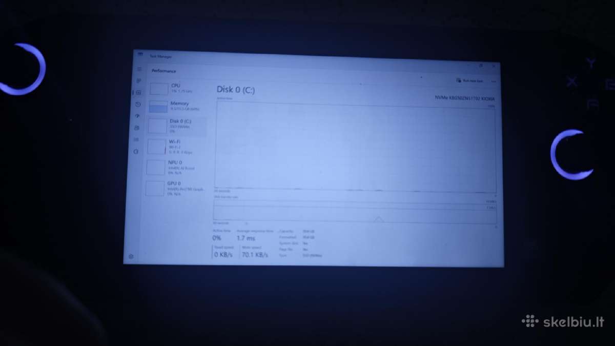 Msi Claw – Intel Ultra 7 – 1tb SSD - nuotraukos Nr. 5
