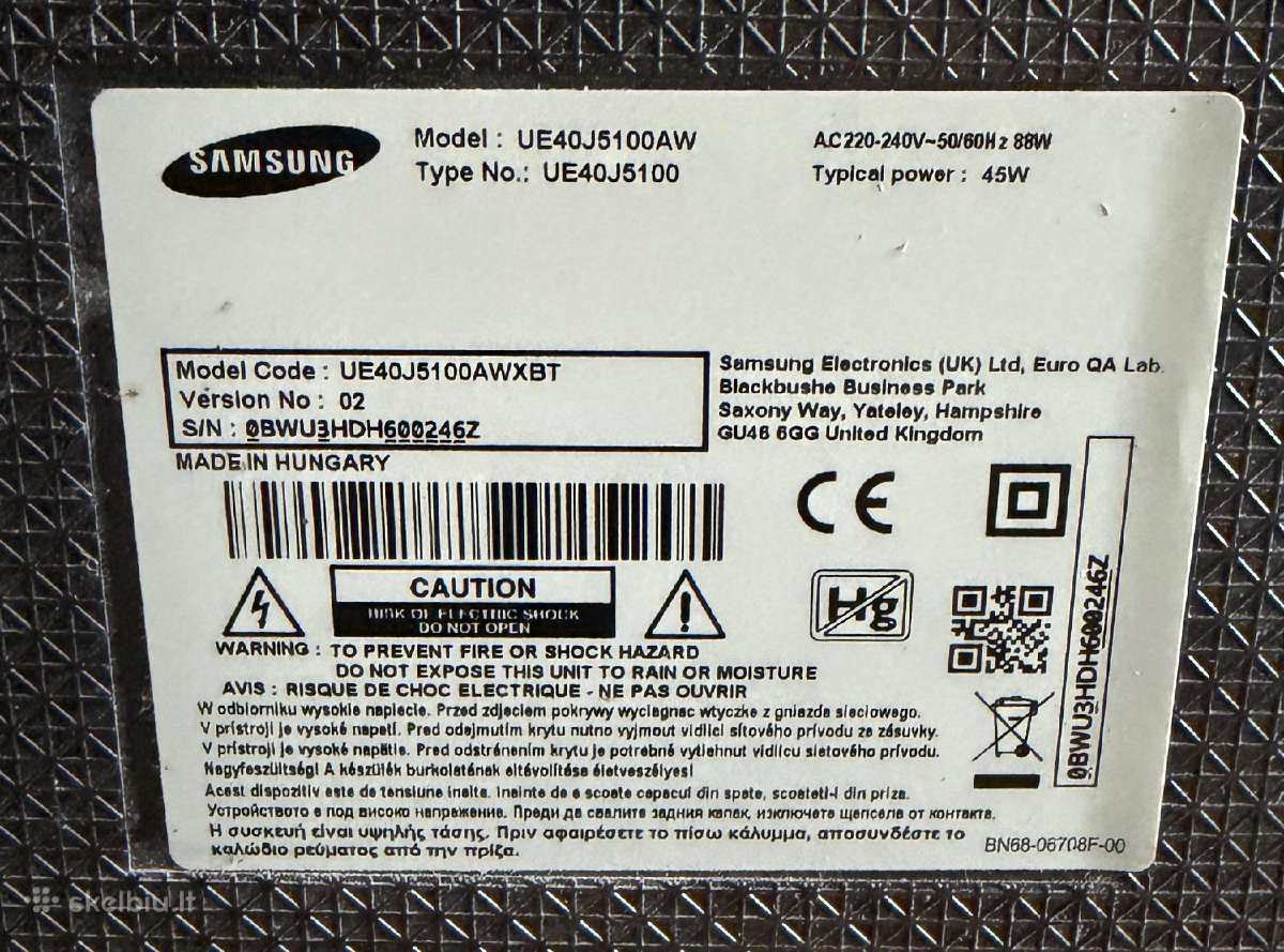 Samsung Ue40j5100aw - nuotraukos Nr. 11