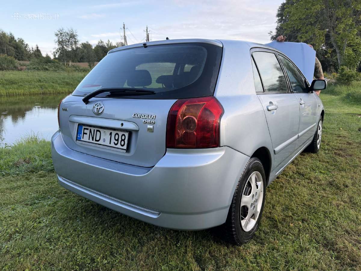 Toyota Corolla - japoniska versija - nuotraukos Nr. 4