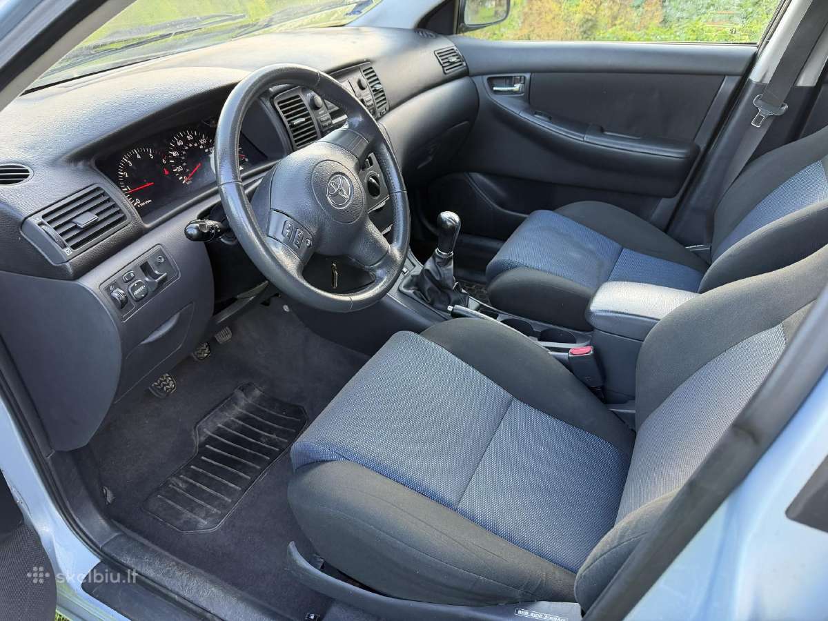 Toyota Corolla - japoniska versija - nuotraukos Nr. 12