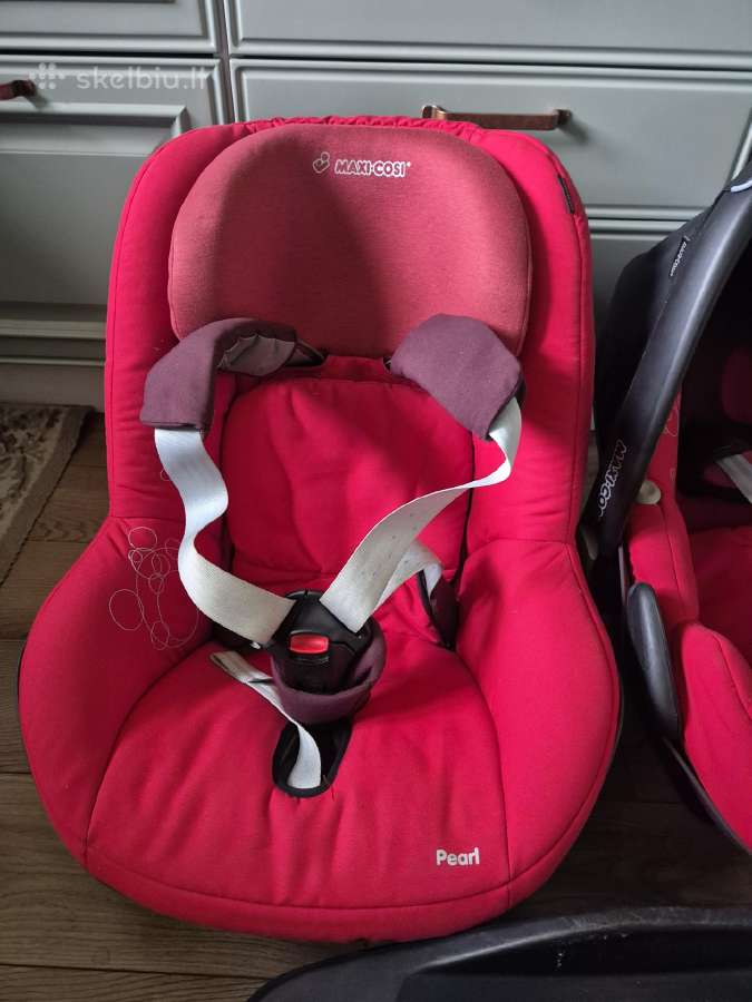 Maxi cosi Pebble ir Pearl kartu su familyfix baze - nuotraukos Nr. 2