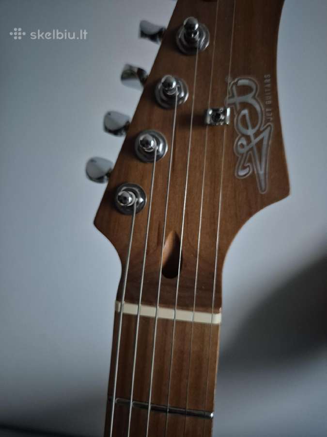 Elektrinė gitara Jet telecaster, kaip nauja - nuotraukos Nr. 2