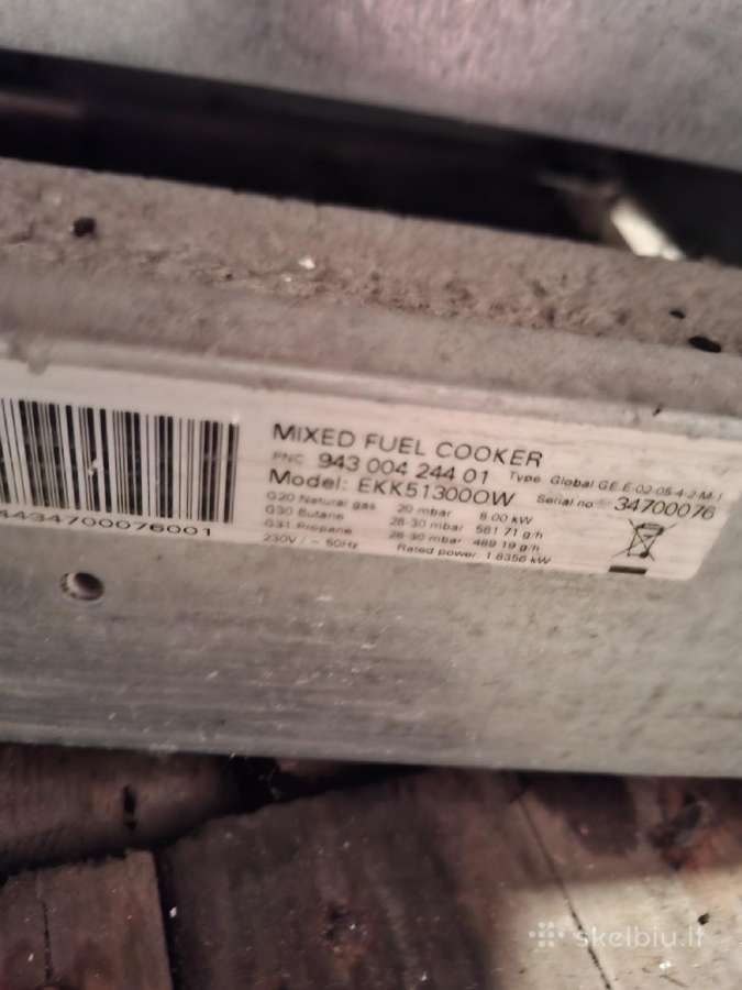 Parduodama Electrolux viryklė - nuotraukos Nr. 3