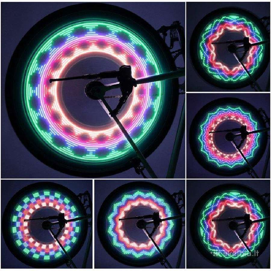 Parduodu LED dviračio ratų šviesas (50 vnt.) - nuotraukos Nr. 4