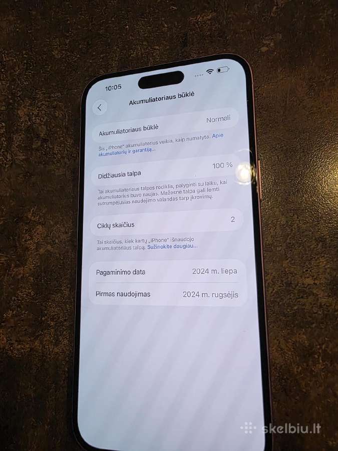 Ekspozicinis iPhone 16 plus 128 GB - nuotraukos Nr. 3