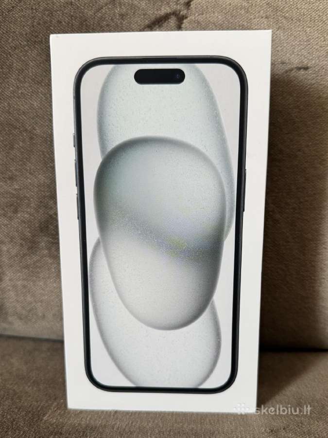 Apple iPhone 15 128 GB Black – visiškai naujas - nuotraukos Nr. 2