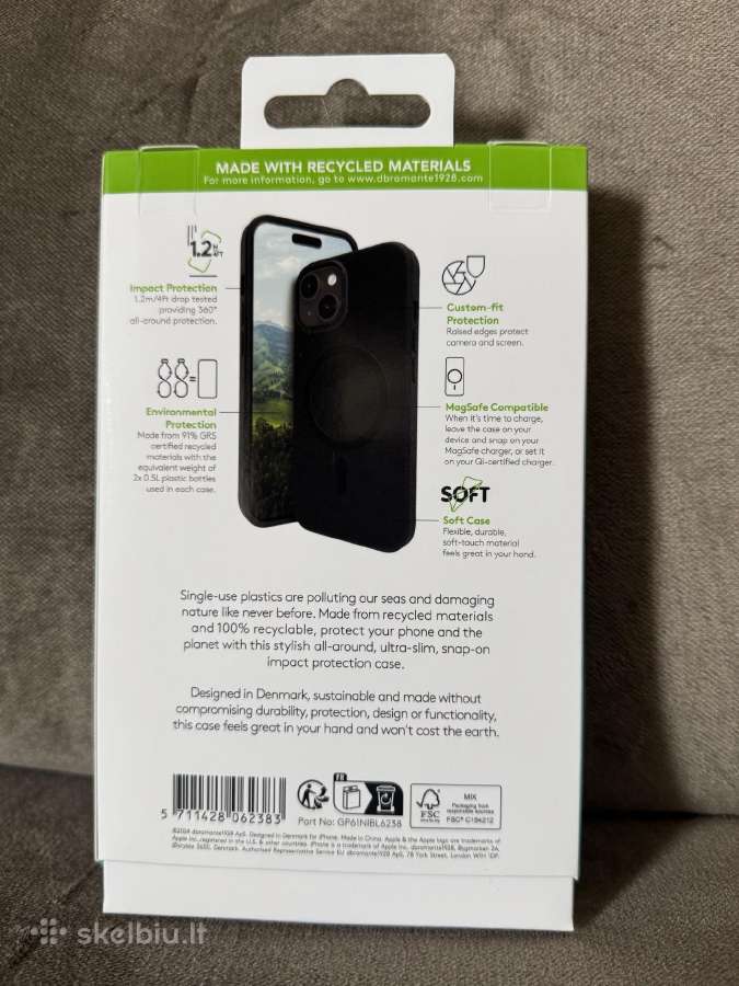 Apple iPhone 15 128 GB Black – visiškai naujas - nuotraukos Nr. 8