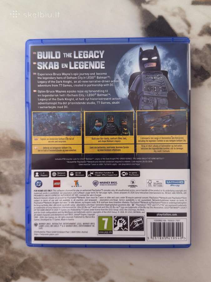 Lego Batman Legacy of the dark knight ps5 - nuotraukos Nr. 3