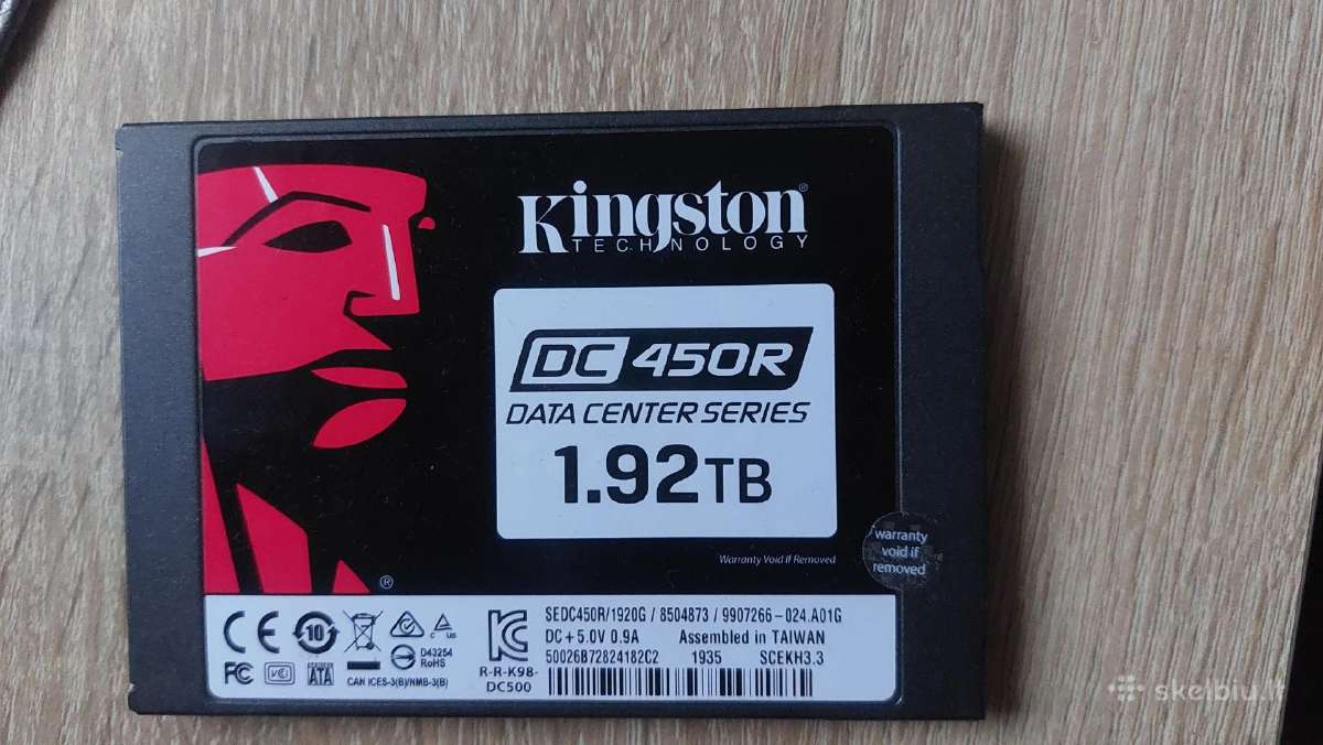Kingston Dc 450r 1.92 TB - nuotraukos Nr. 2