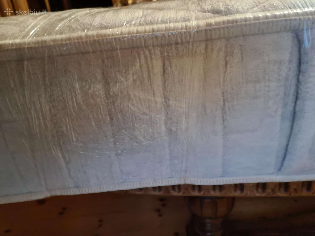 Viengulė medinė lova,100–200 cm,grotelės,čiužinis - nuotraukos Nr. 3