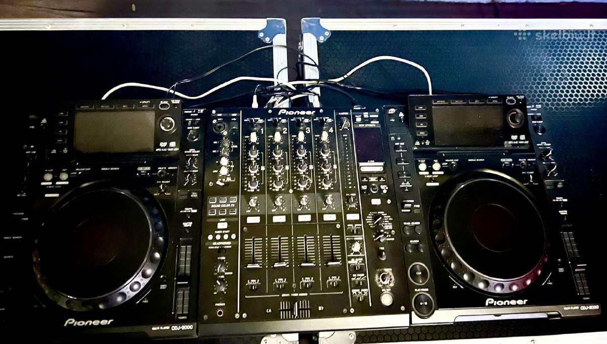 Pioneer Djm 900 nxs + Cdj 2000 komplektas - nuotraukos Nr. 2