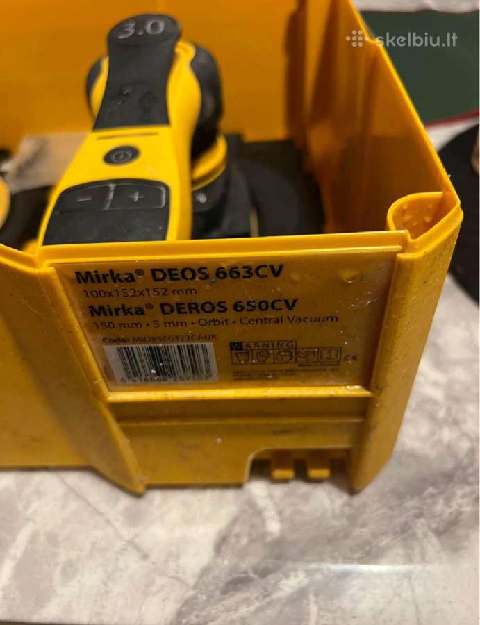 Mirka Deros 5.0 + Mirka Deos Delta 3.0 - nuotraukos Nr. 3