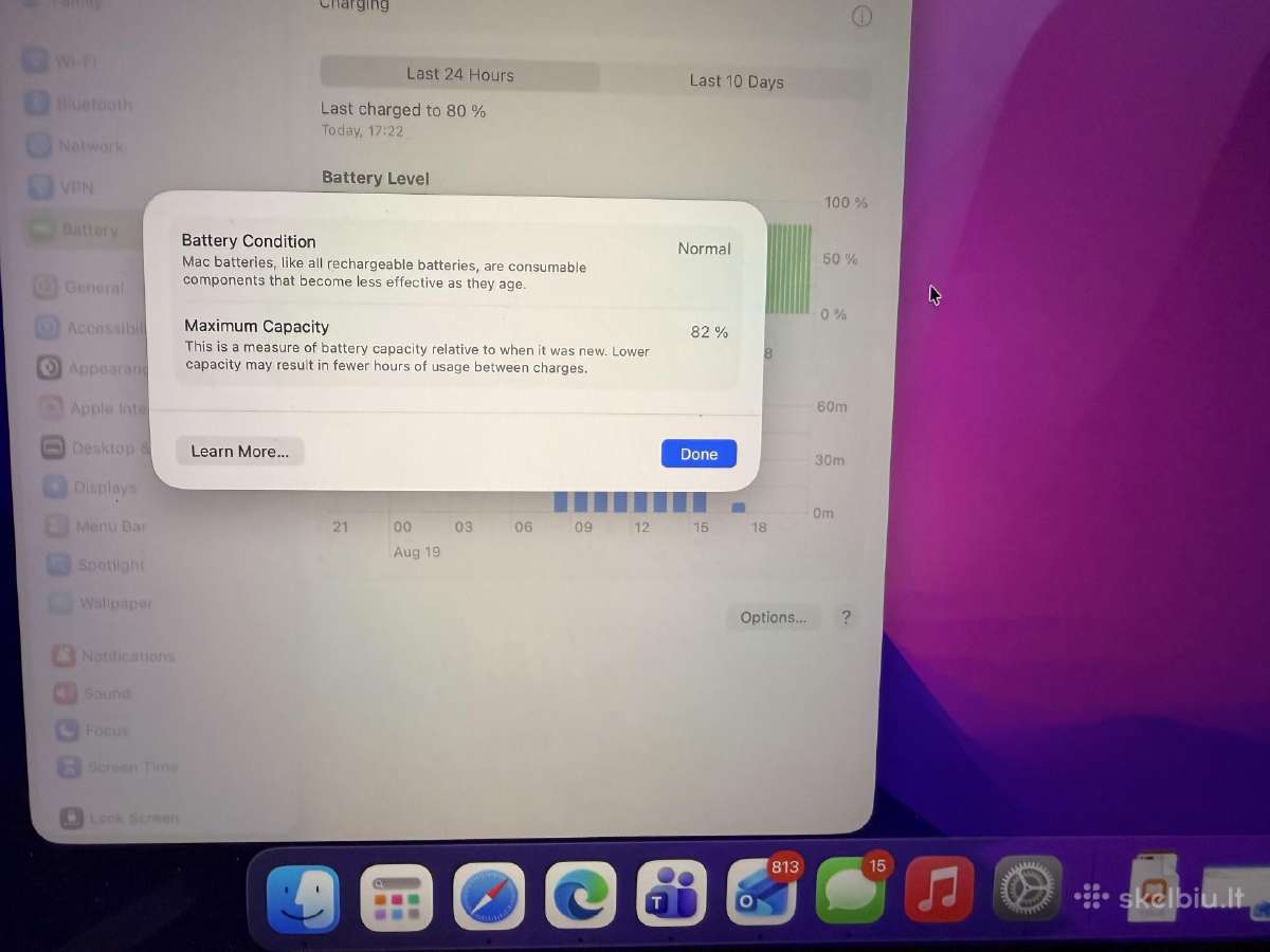 MacBook Pro 14 M1 Pro/16gb/512gb - nuotraukos Nr. 5