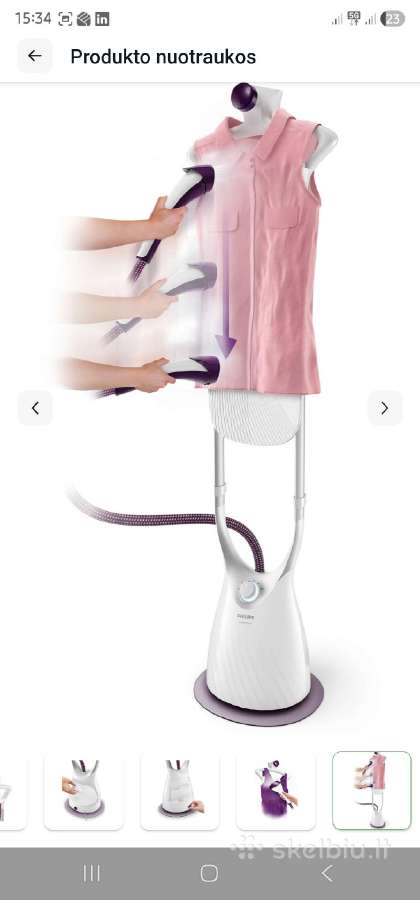 Philips Comfort Touch karštų garų lygintuvas - nuotraukos Nr. 14