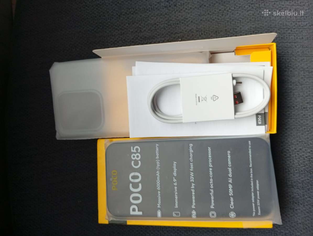 Naujas nenaudotas Redmi Poco c85 - nuotraukos Nr. 3