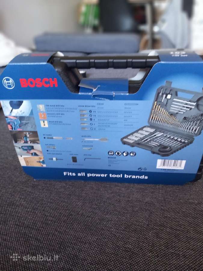 Bosch Naujas 103 dalių grąžtų ir suktuvo antgaliu - nuotraukos Nr. 2