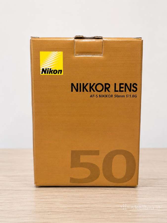 Nikon Af-s Nikkor 50mm f/1.8g objektyvas - nuotraukos Nr. 3
