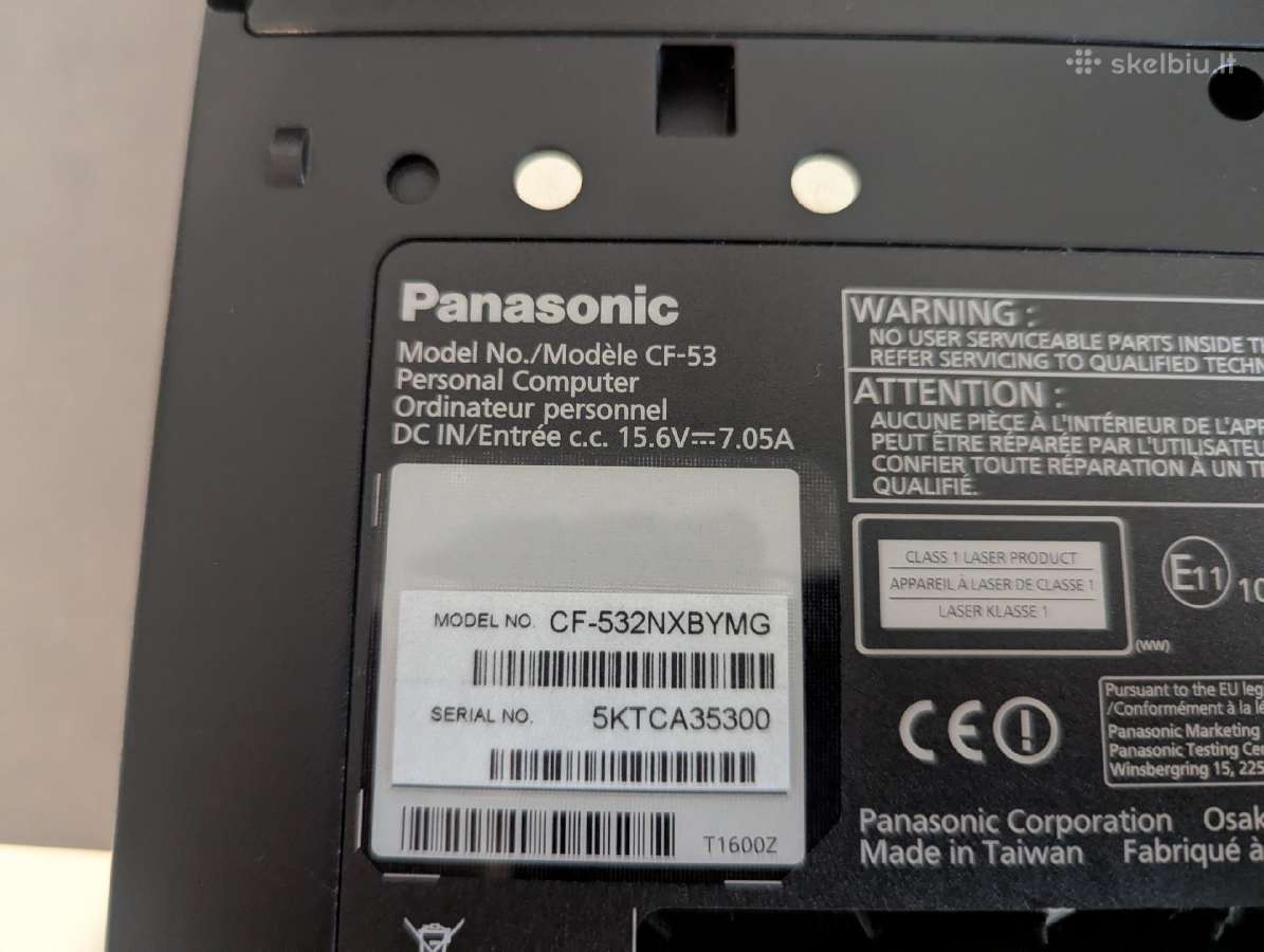 Panasonic CF-53 - nuotraukos Nr. 5